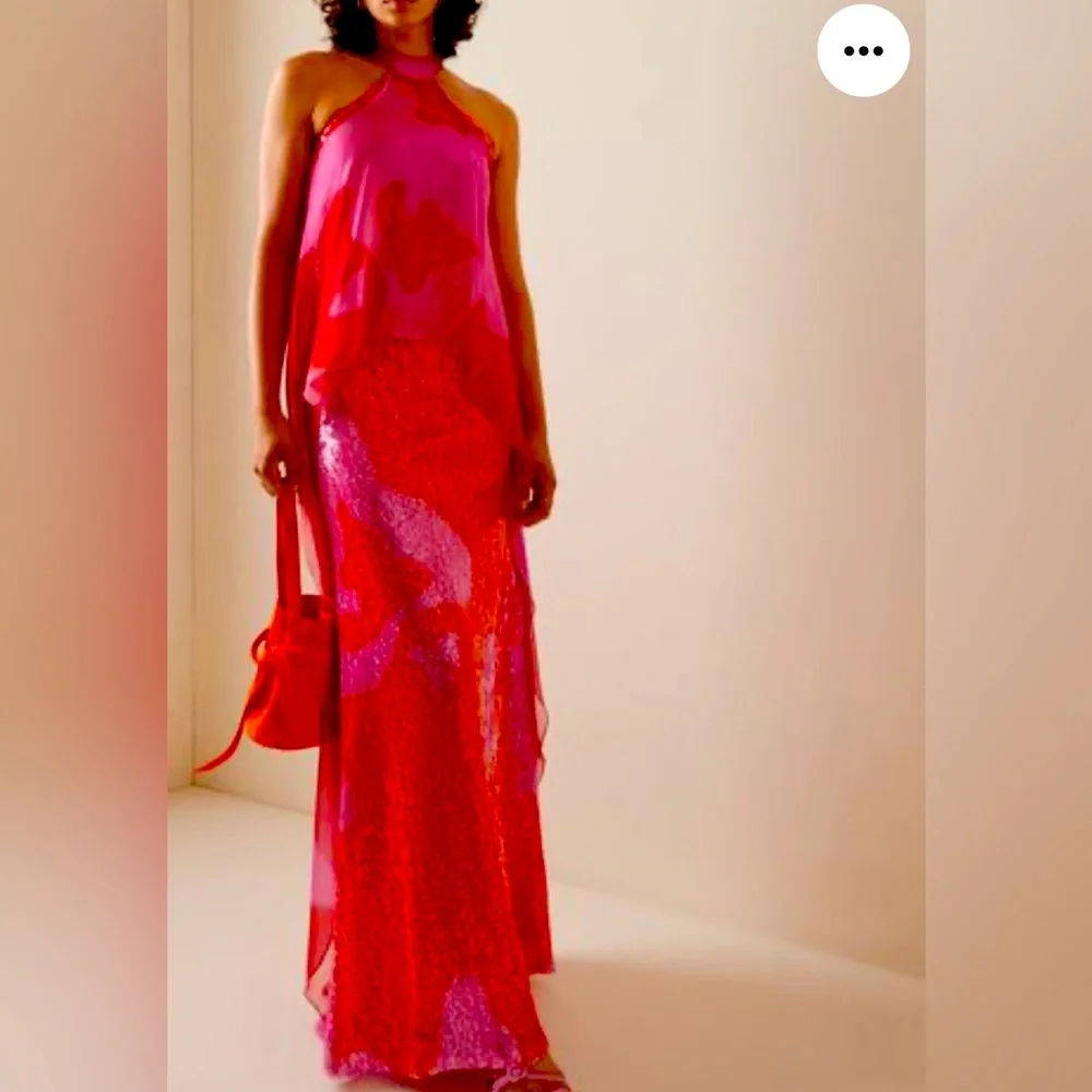 Lodi Layered Silk & Sequin Maxi Dress By Silvia Tcherassi - Picture 1 of 12